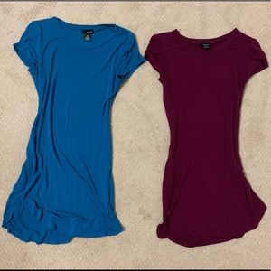 Bundle fitted t-shirt dresses
